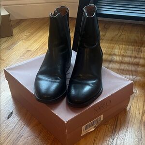 SARTO By Franco Sarto Black Ankle Boots